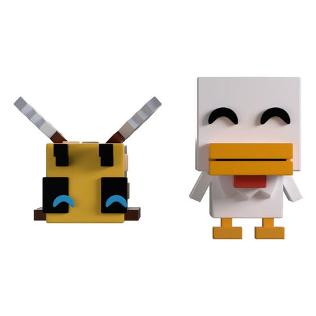 Youtooz Minecraft Vinyl Figuren Bee and Chicken Monitor Buddiez