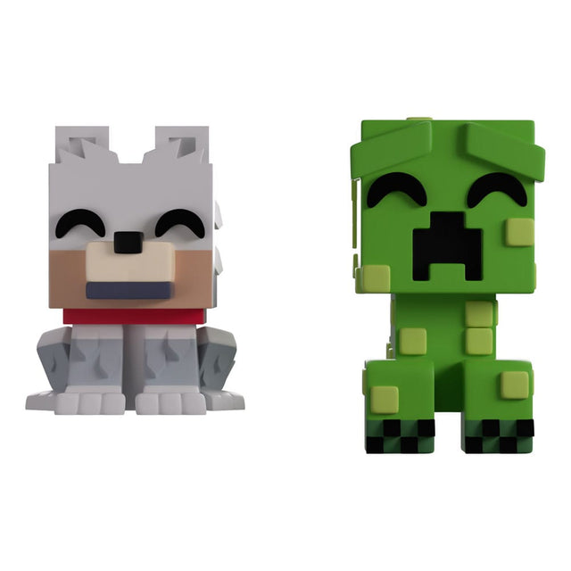 Youtooz Minecraft Wolf and Creeper Monitor Buddiez Vinyl Figuren