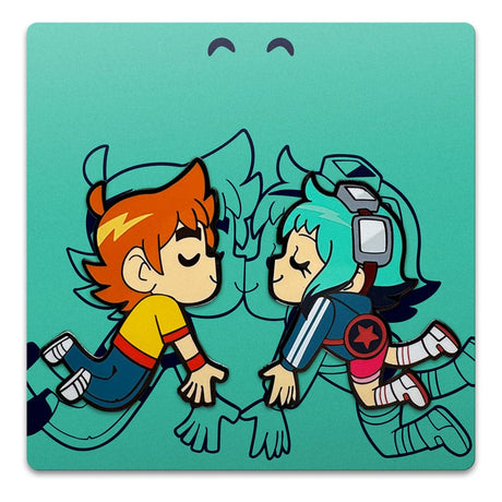 Youtooz Scott Pilgrim Ansteck-Pin Scott & Ramona Kissing 5 cm