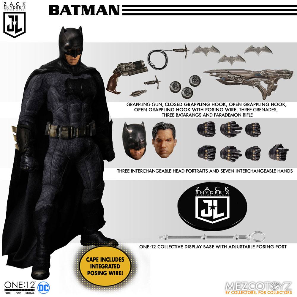 Zack Snyder’s Justice League Actionfiguren 1/12 Deluxe Steel Box Set 15 - 17 cm